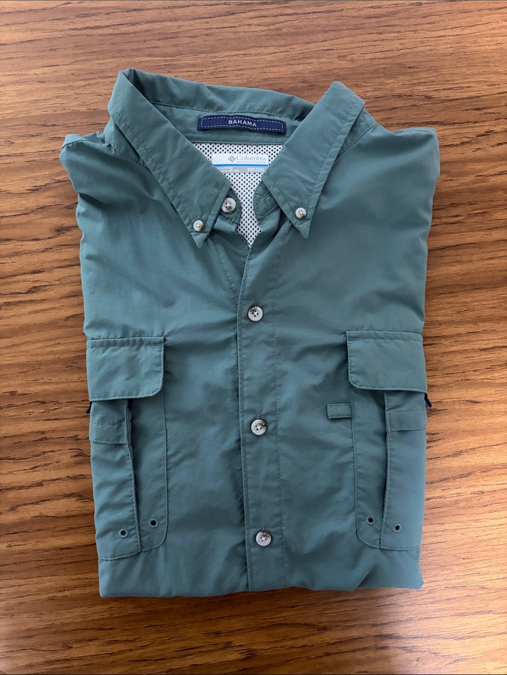 Columbia Short Sleeve Fishing Shirt